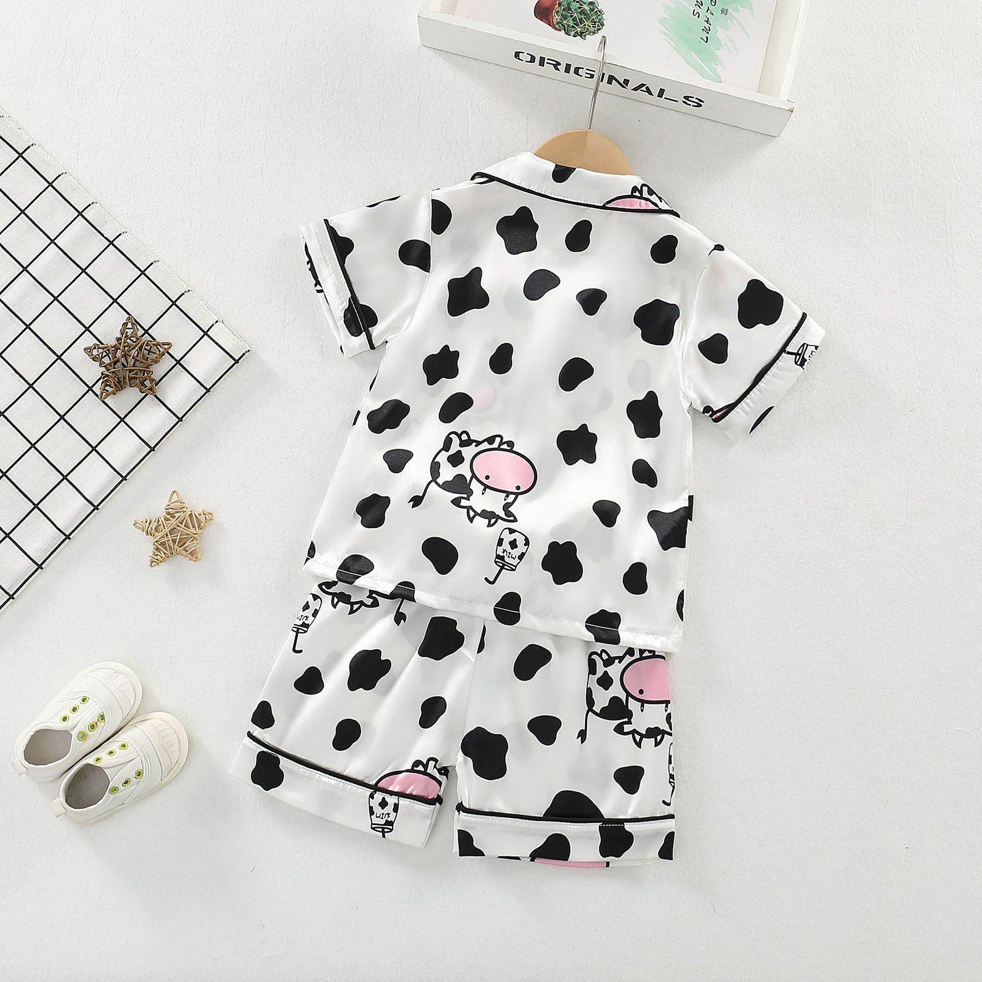 子供用半袖Tシャツとパンツセット,サテンベアTシャツ,パジャ - Baby Clothing Dividers のレビューと価格